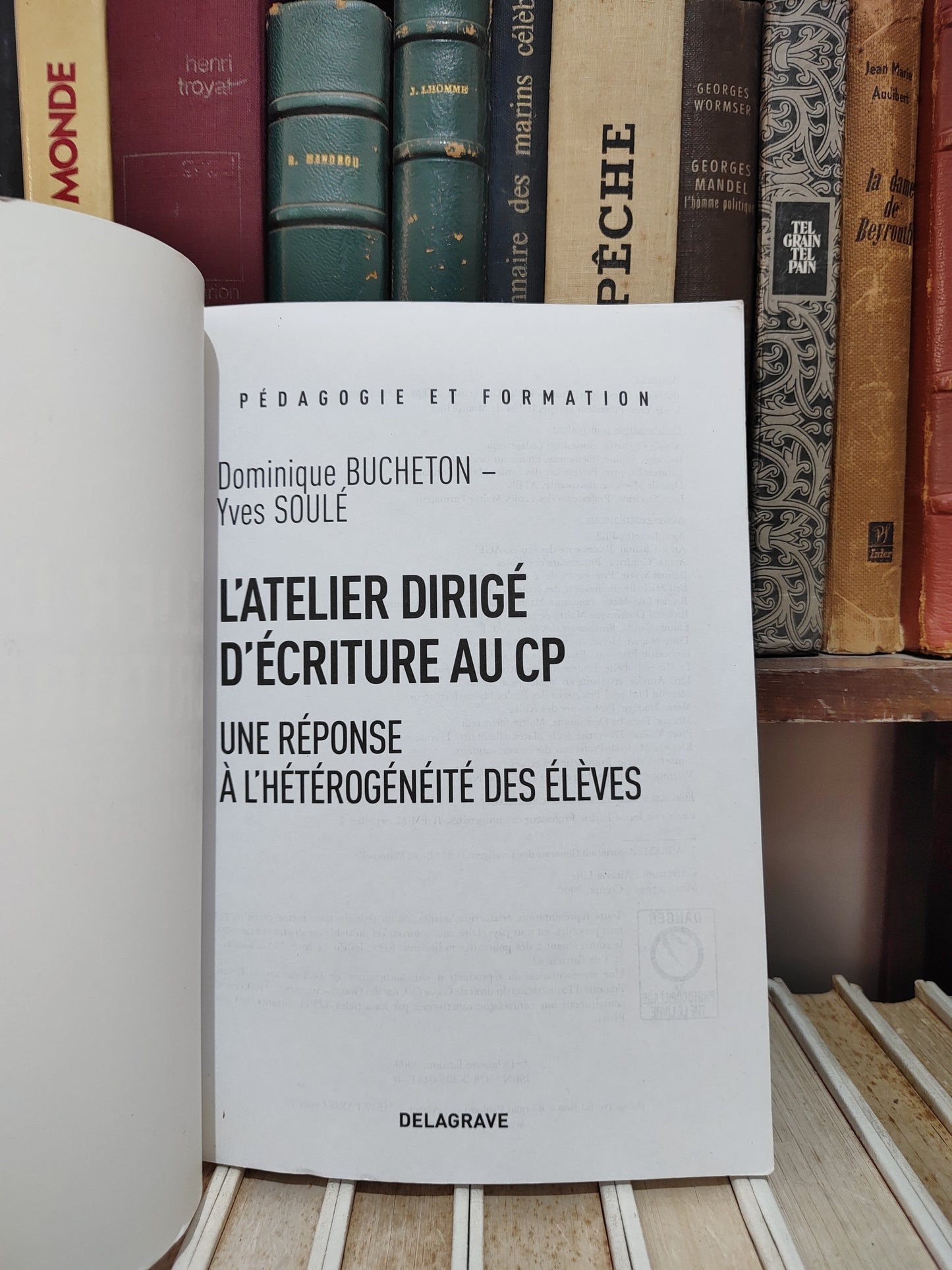 Bucheton - L'atelier dirigé d'écriture au CP : Une réponse à l'hétérogénité des élèves