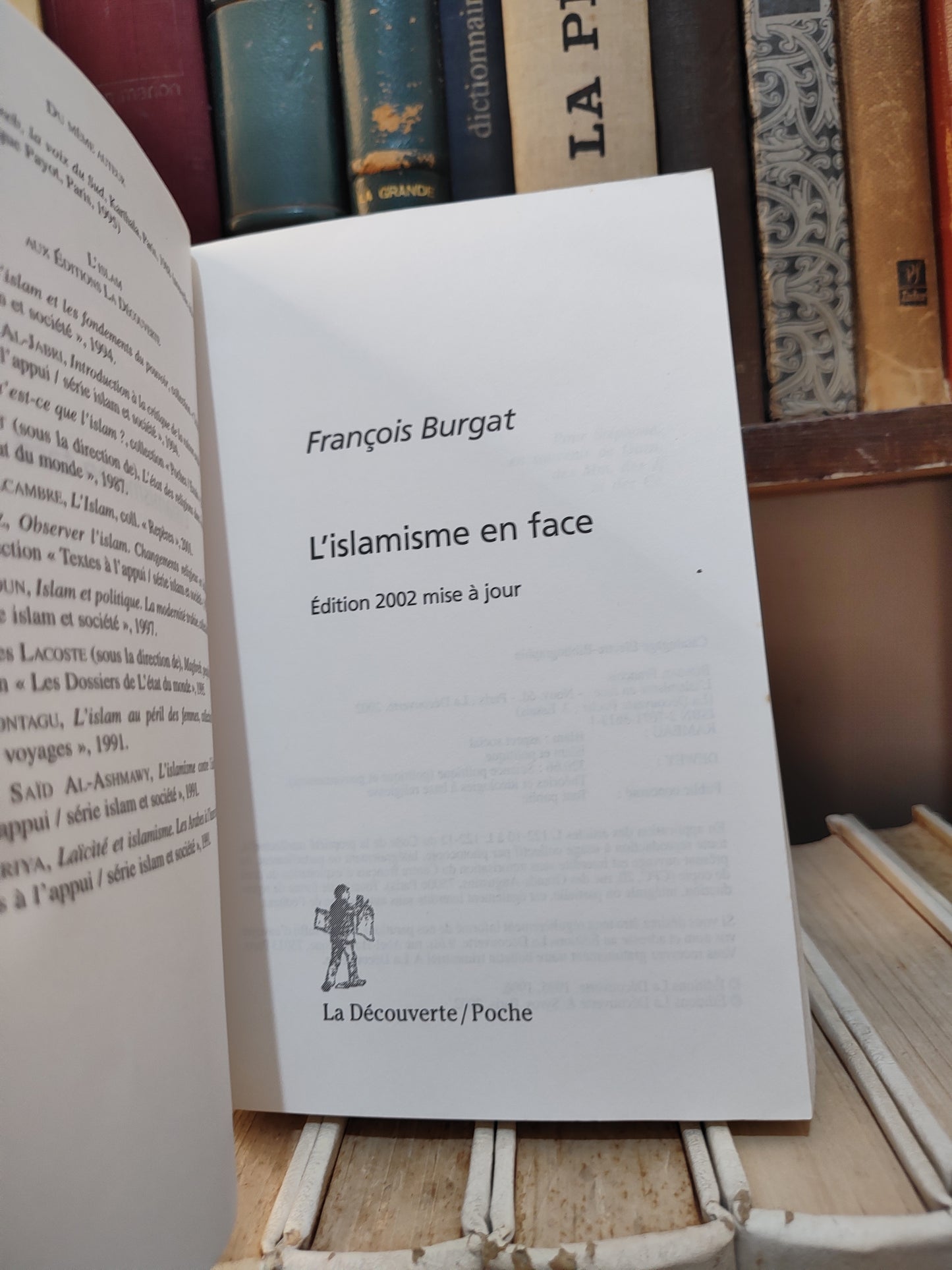 Burgat - L'islamisme en face