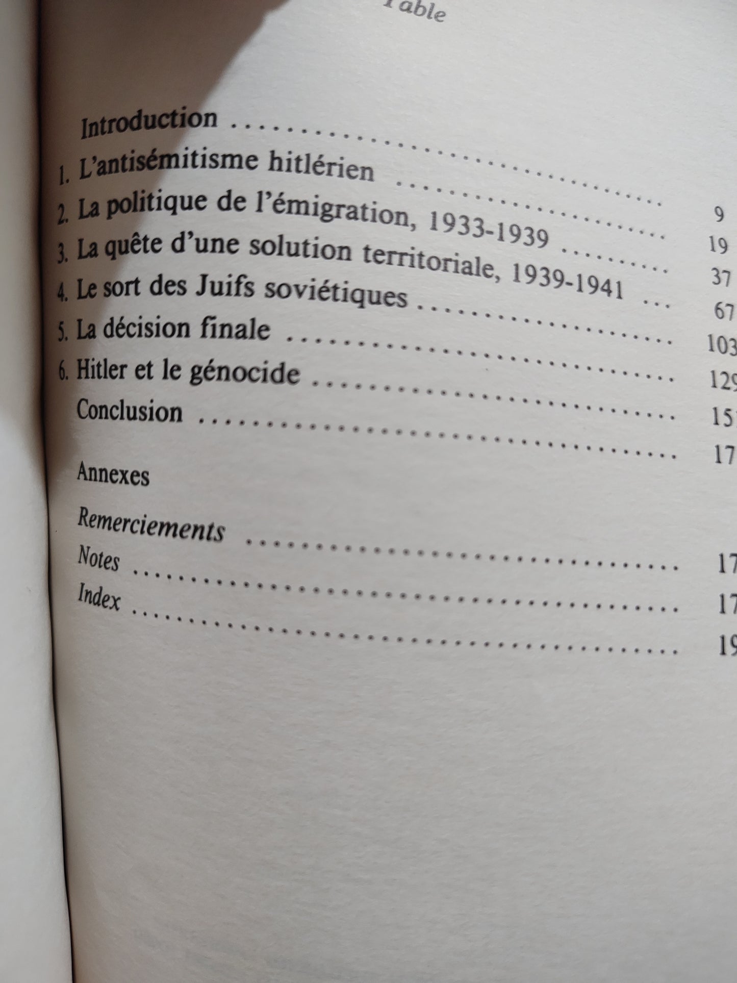 Burrin - Hitler et les Juifs : Genèse d'un génocide