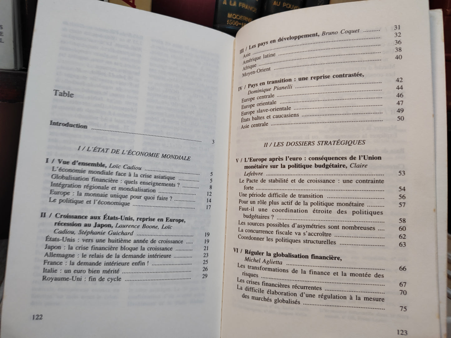 CEPII L'économie mondiale 1990