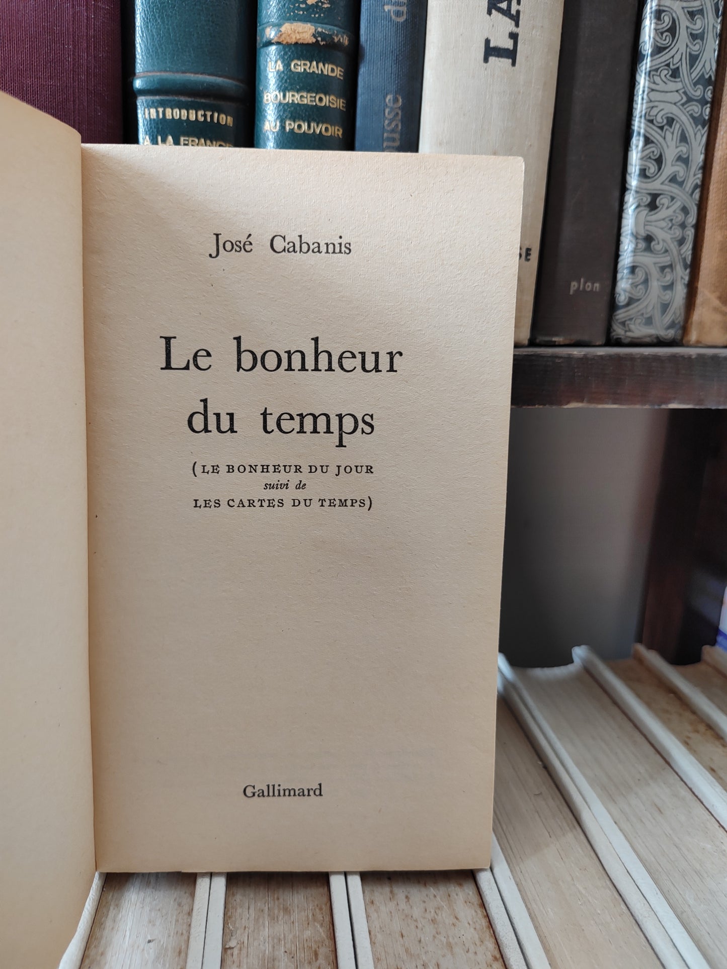 Cabanis - Le bonheur du temps