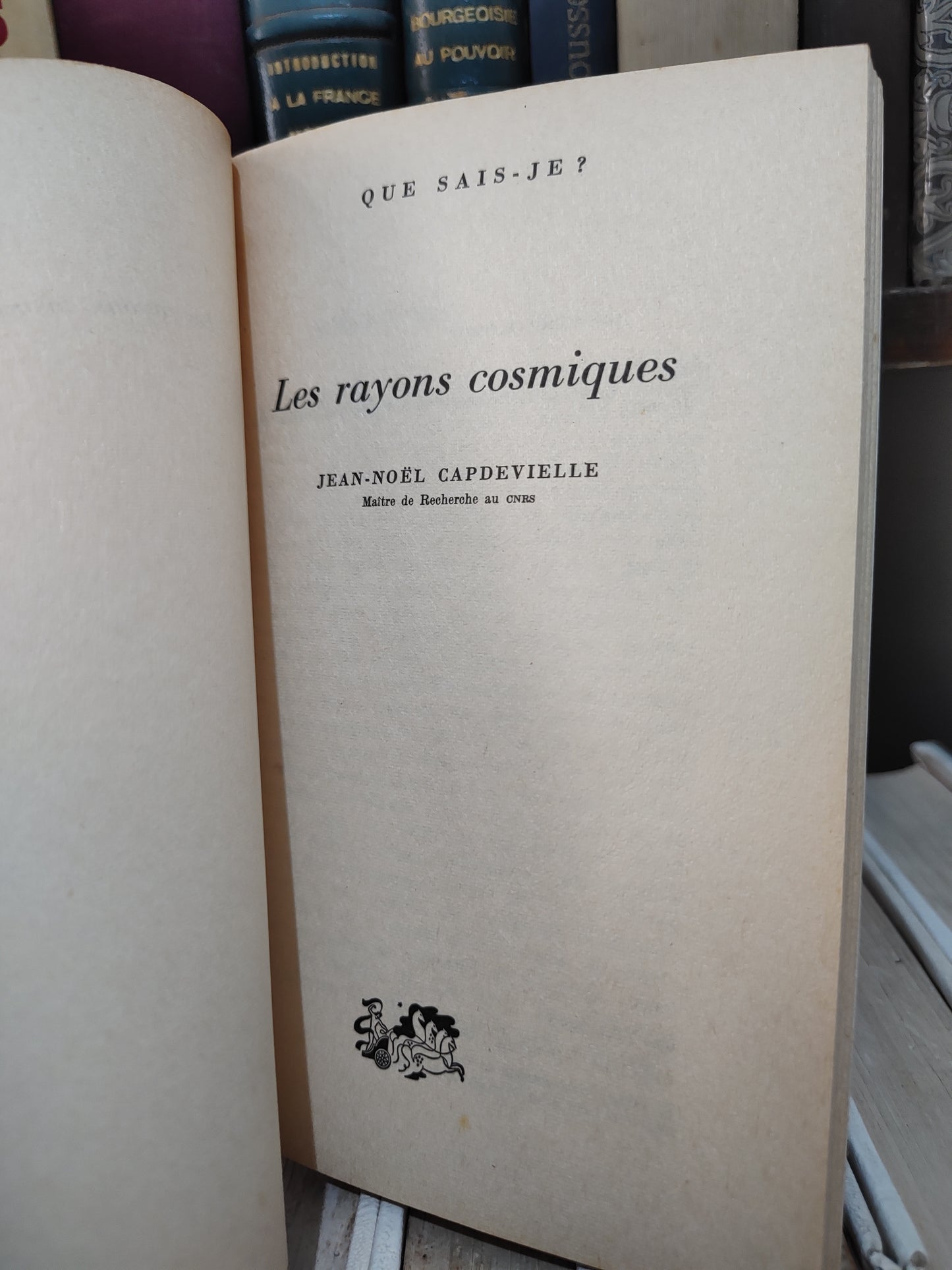 Capdevielle - Les rayons cosmiques