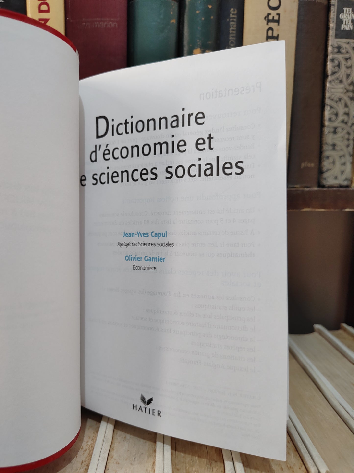 Capul - Dictionnaire d'économie et de sciences sociales