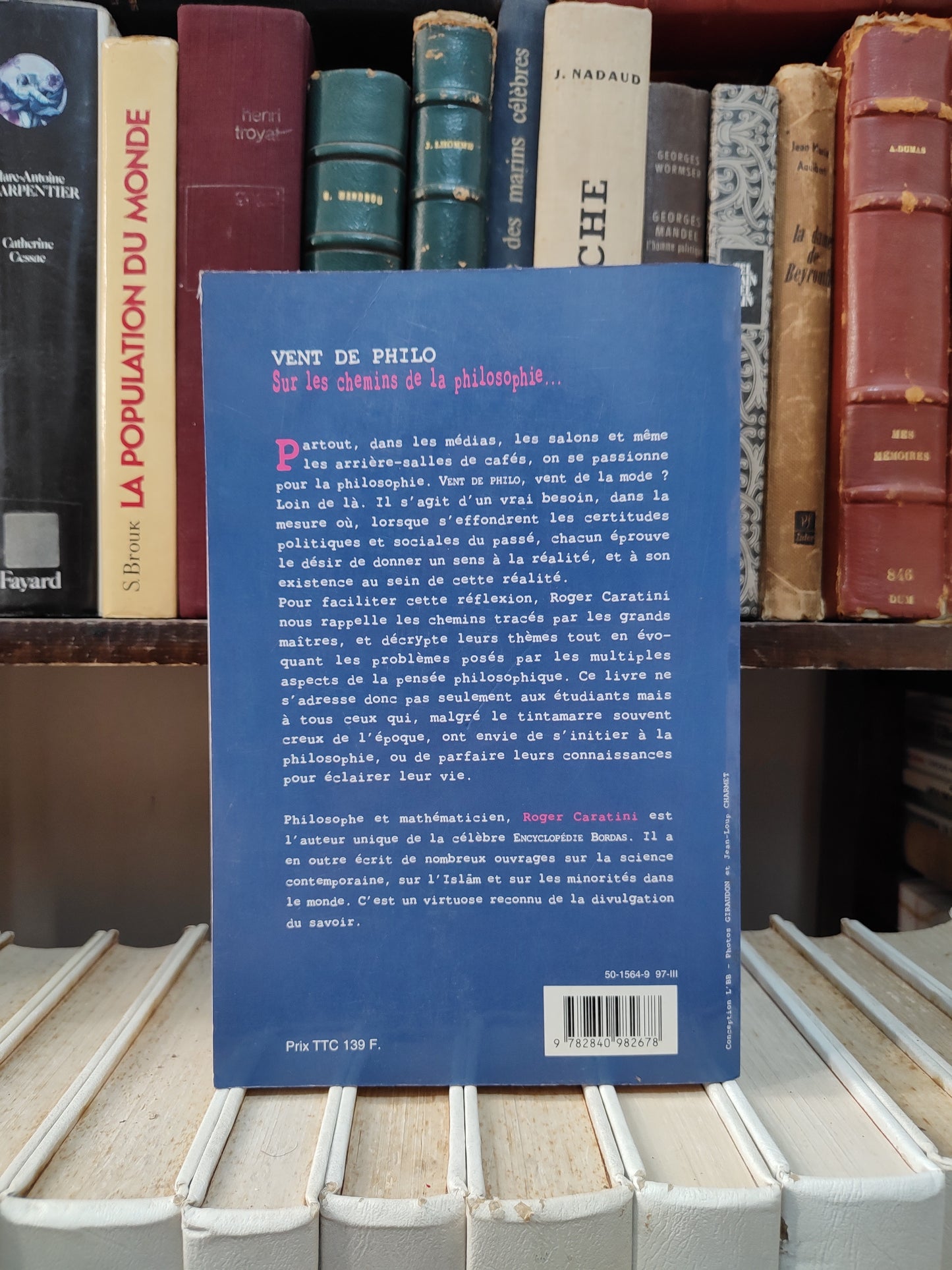 Caratini - Vent de philo ; sur les chemins de la philosophie