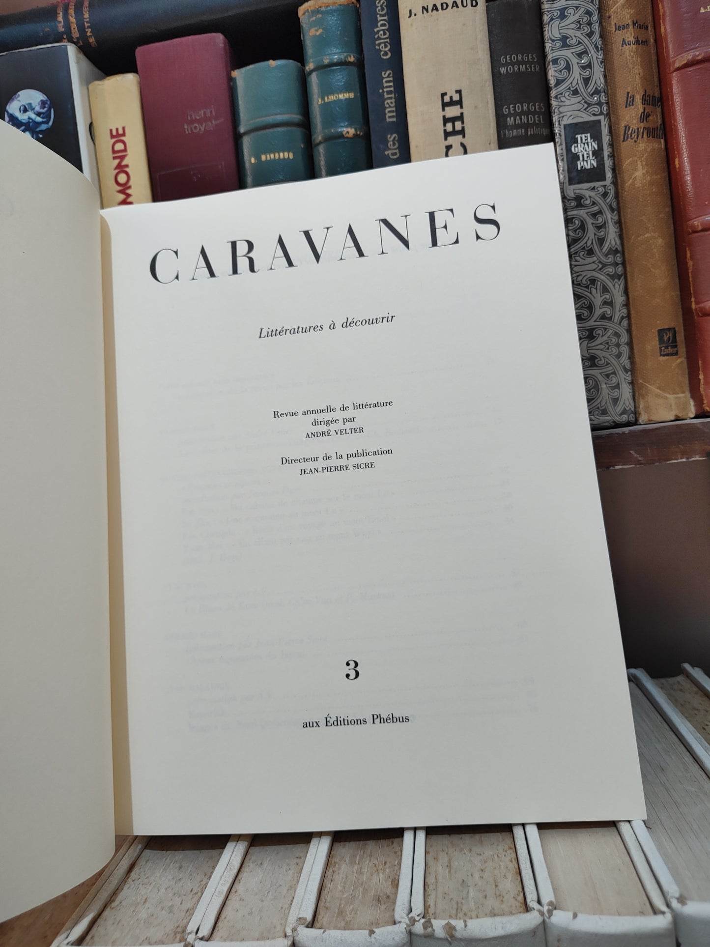 Caravanes Littérature à découvrir