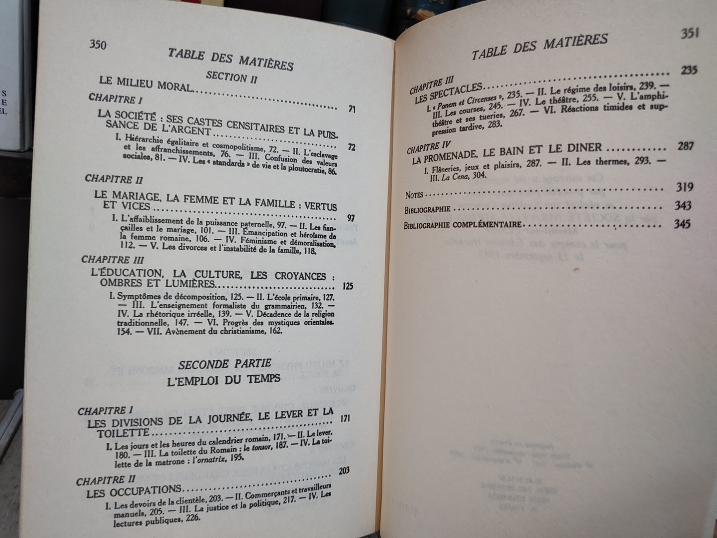 Carcopino - La vie quotidienne à Rome : A l'apogée de l'empire