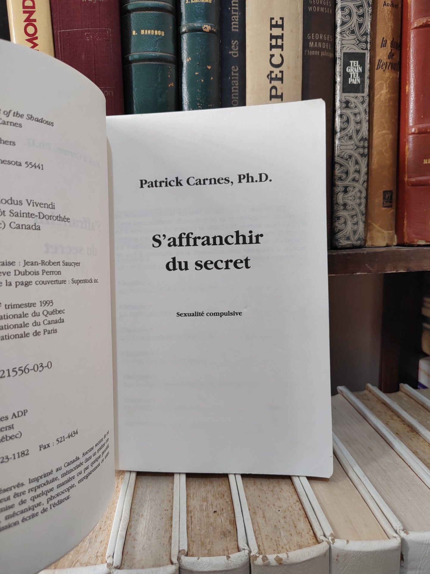 Carnes - S'affranchir du secret : sexualité compulsive
