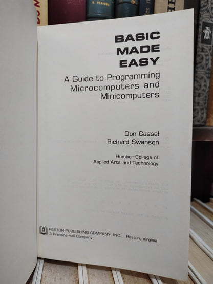 Cassel - Basic made easy ; a guide to programming microcomputers and minicomputers