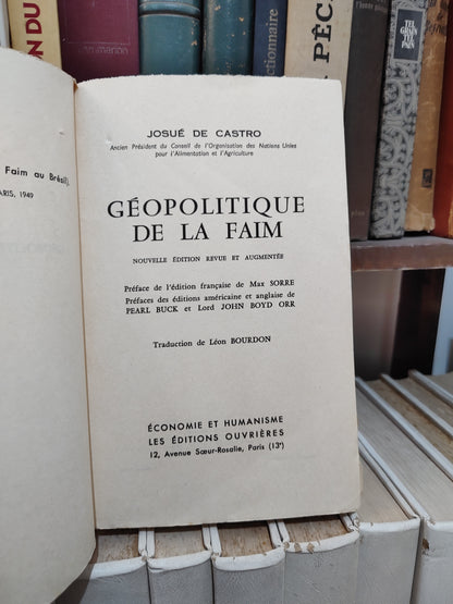 Castro - Géopolitique de la faim
