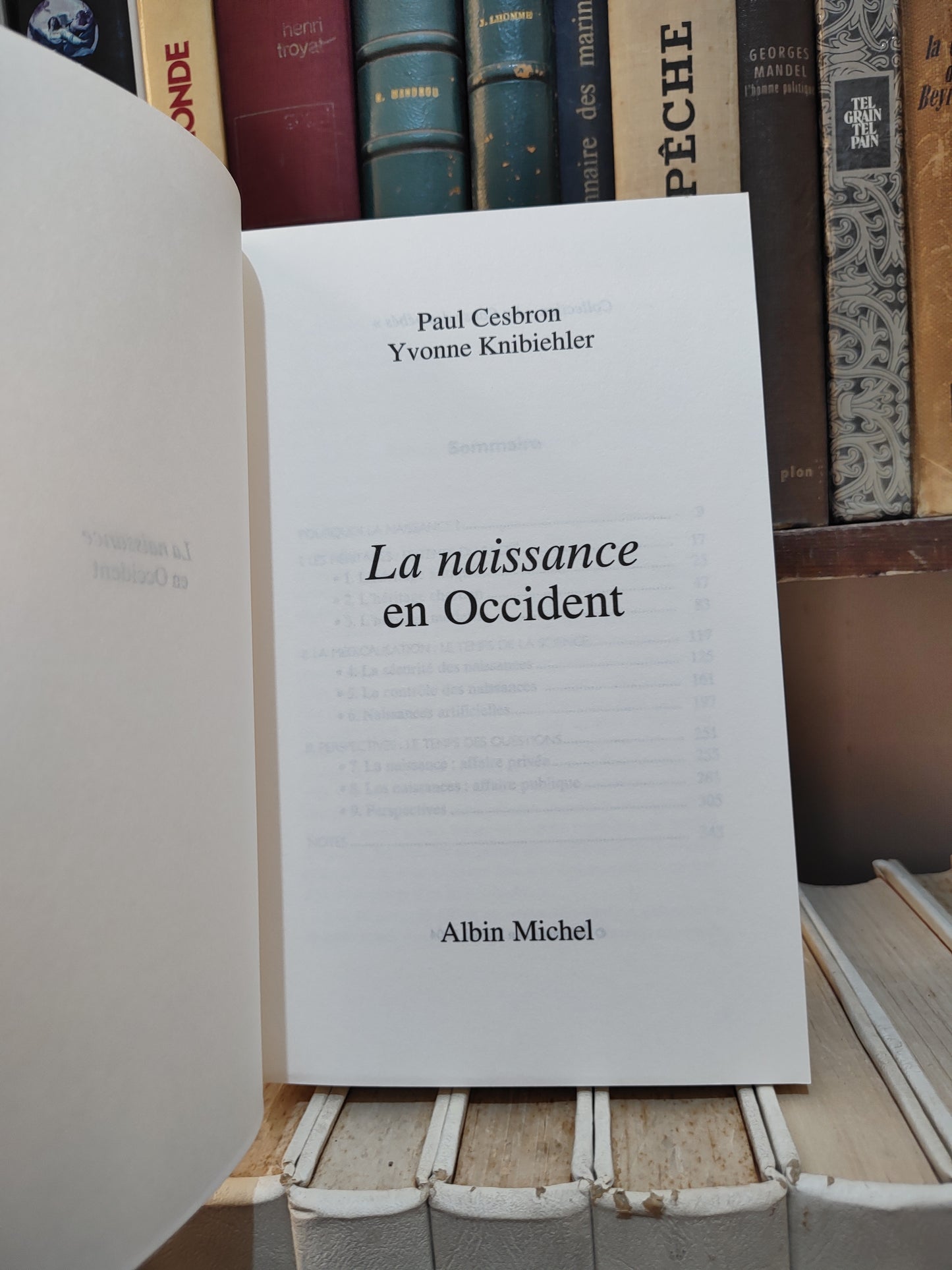 Cesbron - La naissance en occident