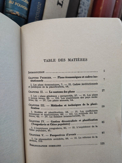 Chambre - L'économie planifiée ;  que sais-je