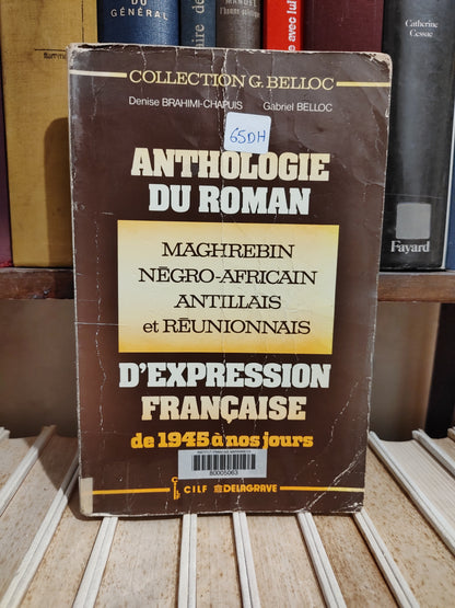 Chapuis - Anthologie du roman maghrébin negro africain ...