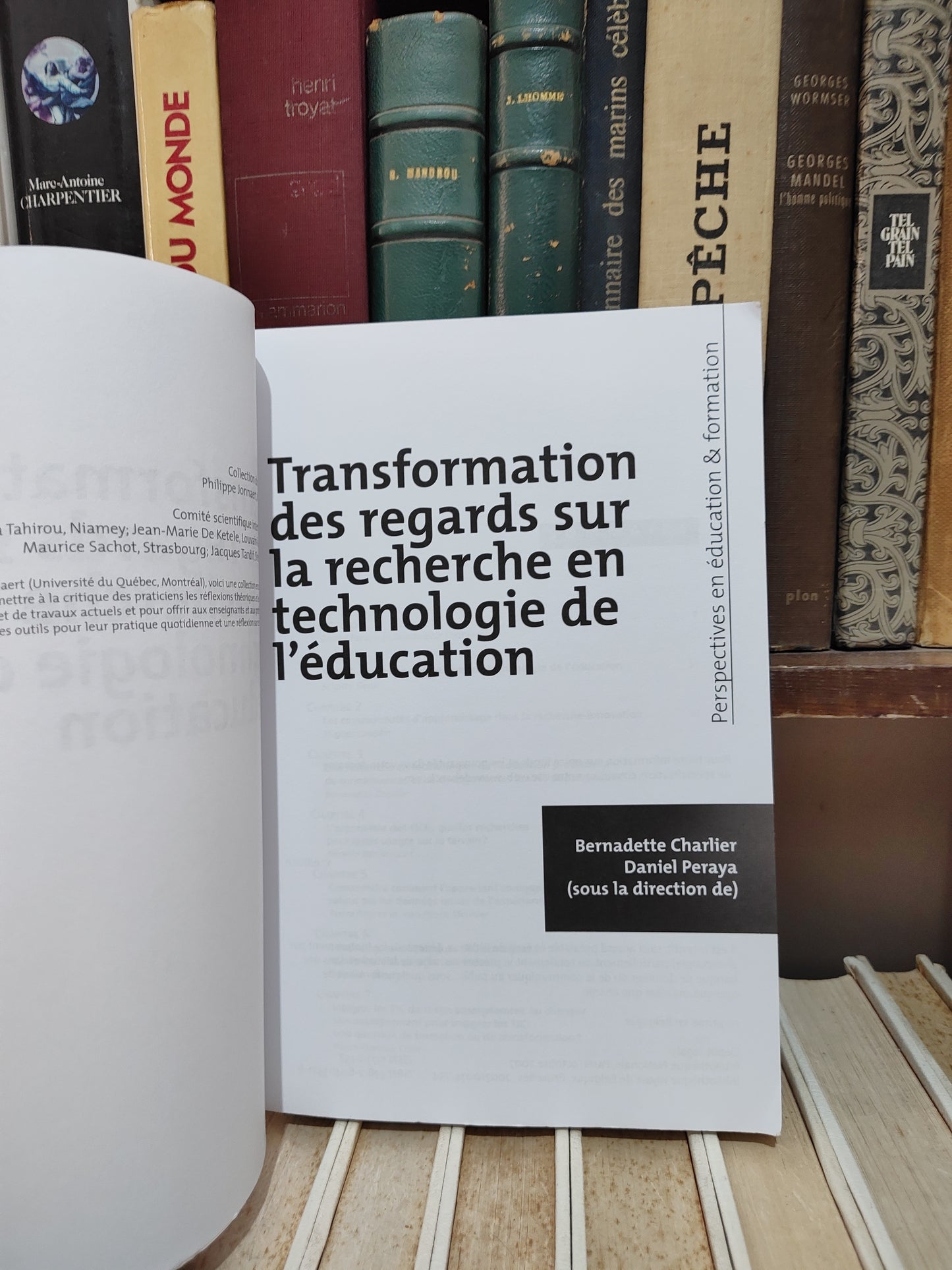 Charlier - Transformation des regards sur la recherche en technologie de l'éducation