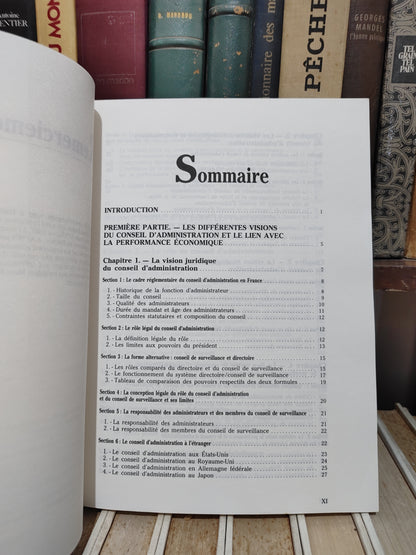 Charreaux - Le conseil d'administration