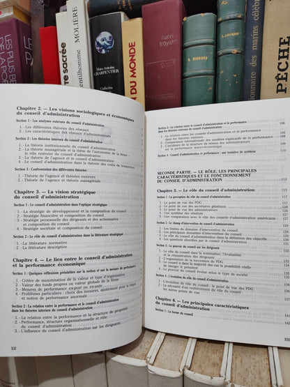 Charreaux - Le conseil d'administration