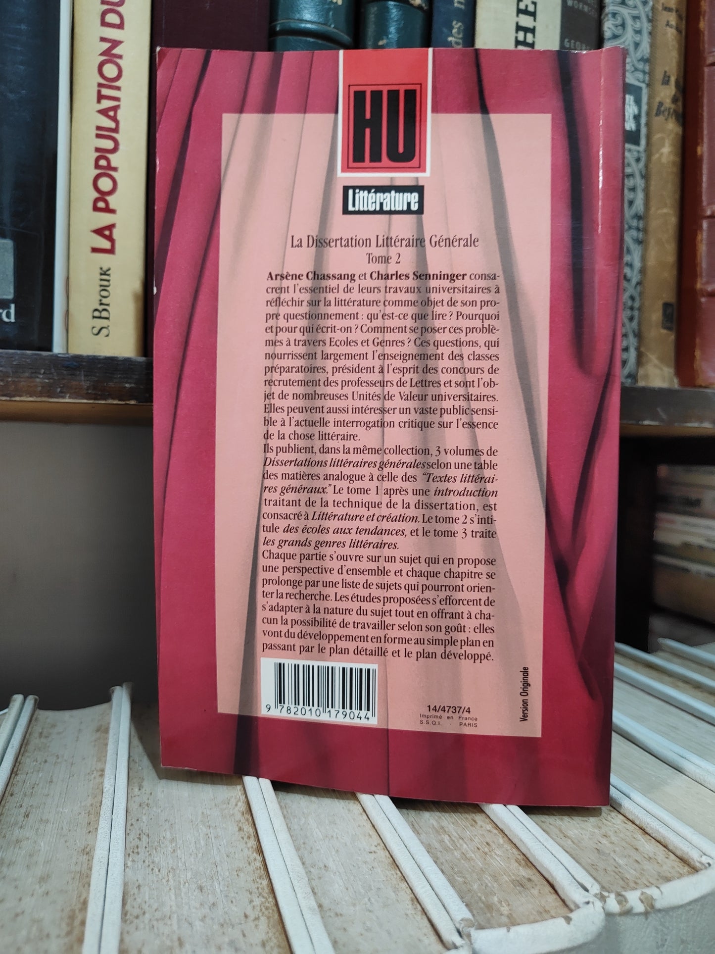 Chassang - La dissertation mittéraire générale tome 2