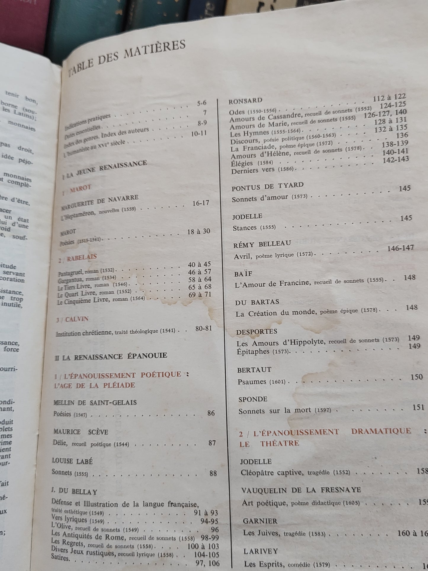 Chassang - recueil de textes littéraires français XVI siècle