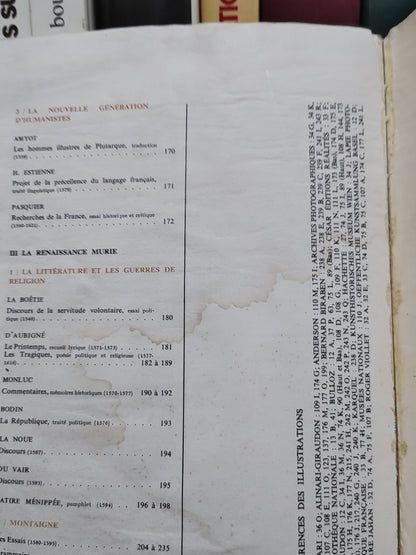 Chassang - recueil de textes littéraires français XVI siècle