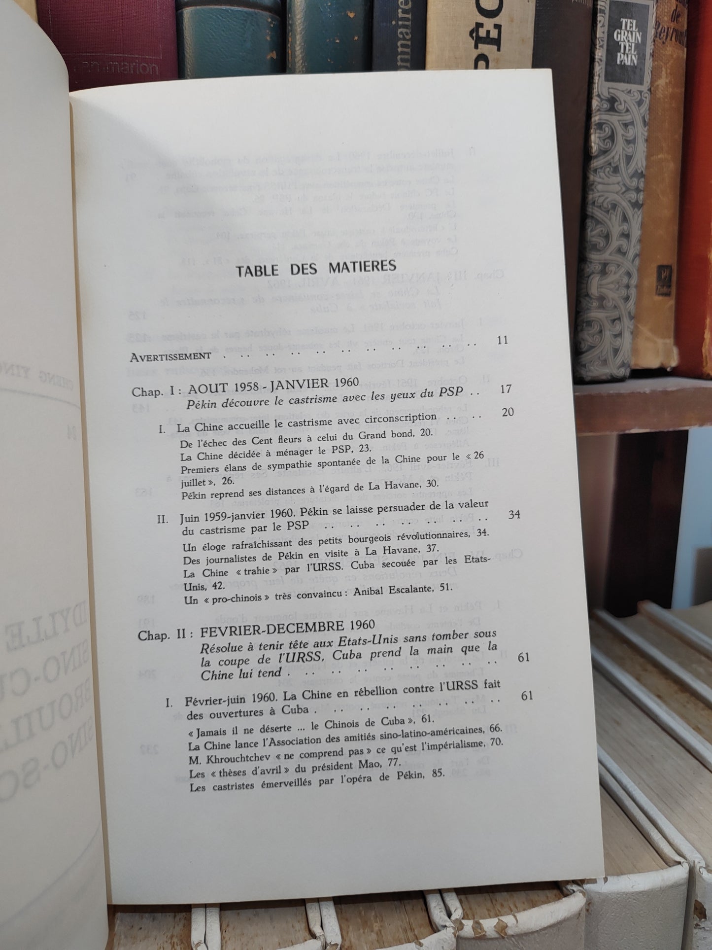 Cheng - Idylle Sino-Cubaine brouille Sino-Soviétique