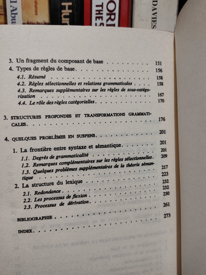 Chomsky - Aspects  de la théorie syntaxique