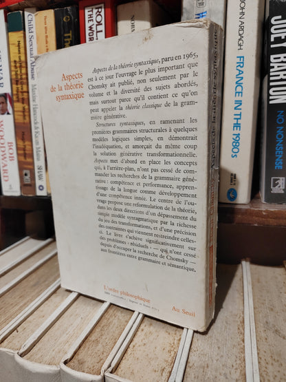 Chomsky - Aspects  de la théorie syntaxique