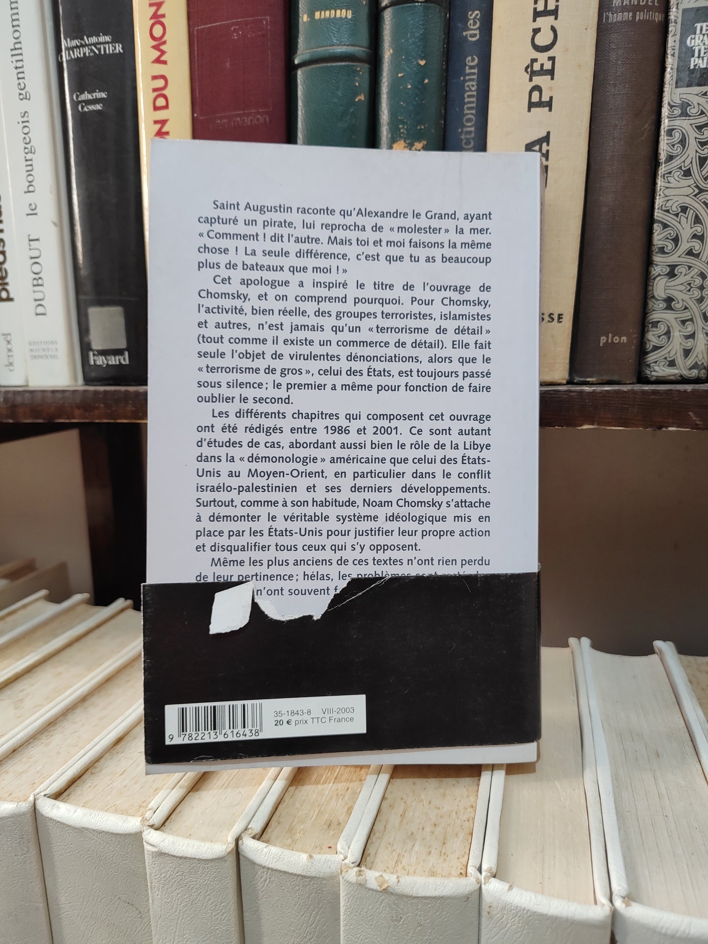 Chomsky - Pirates et empereurs ; Le terrorisme international dans le monde contemporain