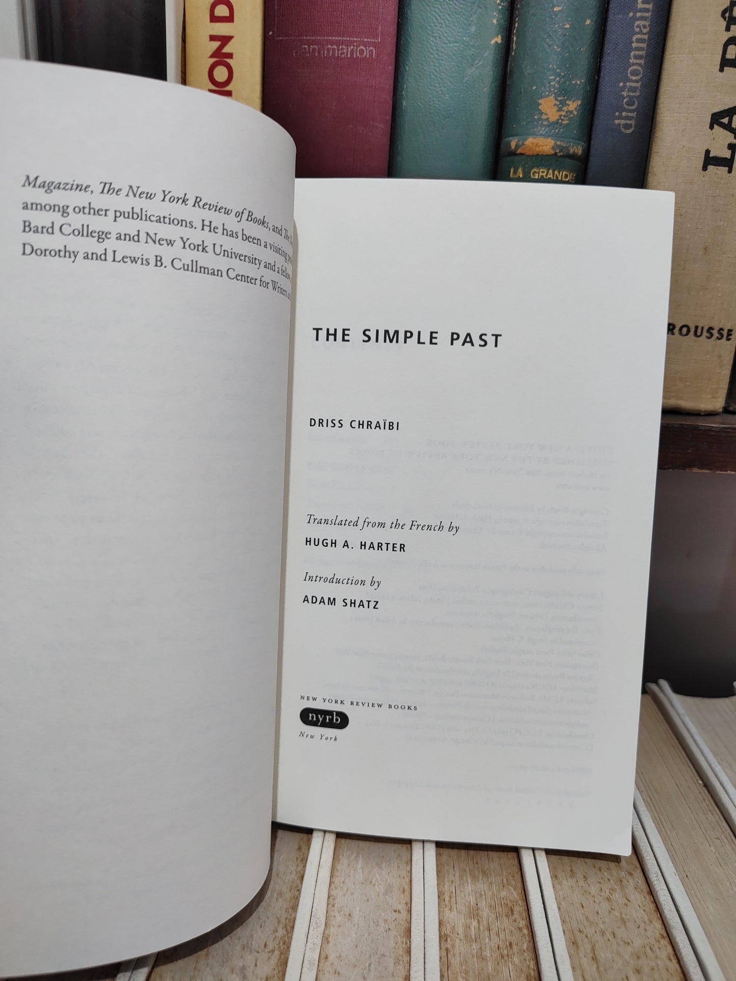 Chraibi - The Simple Past