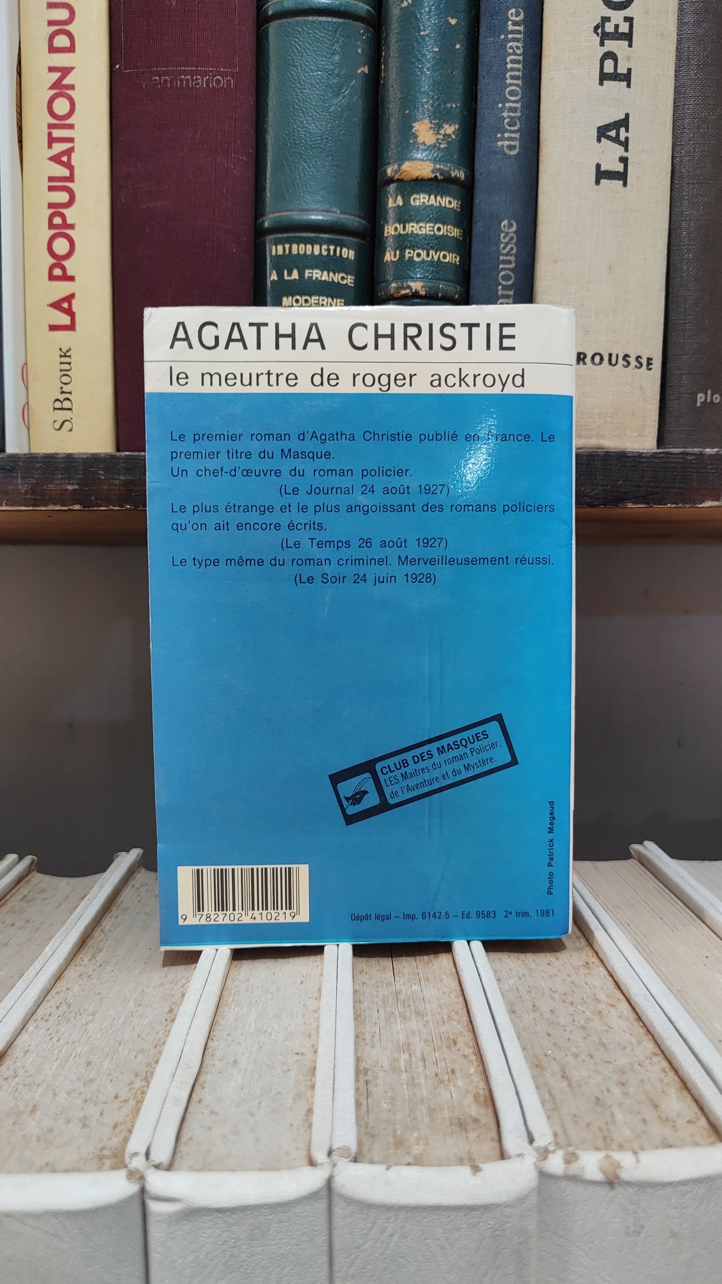 Christie - Le meurtre de roger ackroyd