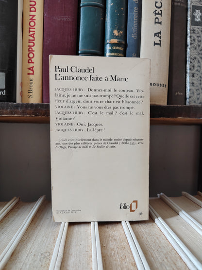 Claudel - L'annonce faite à Marie