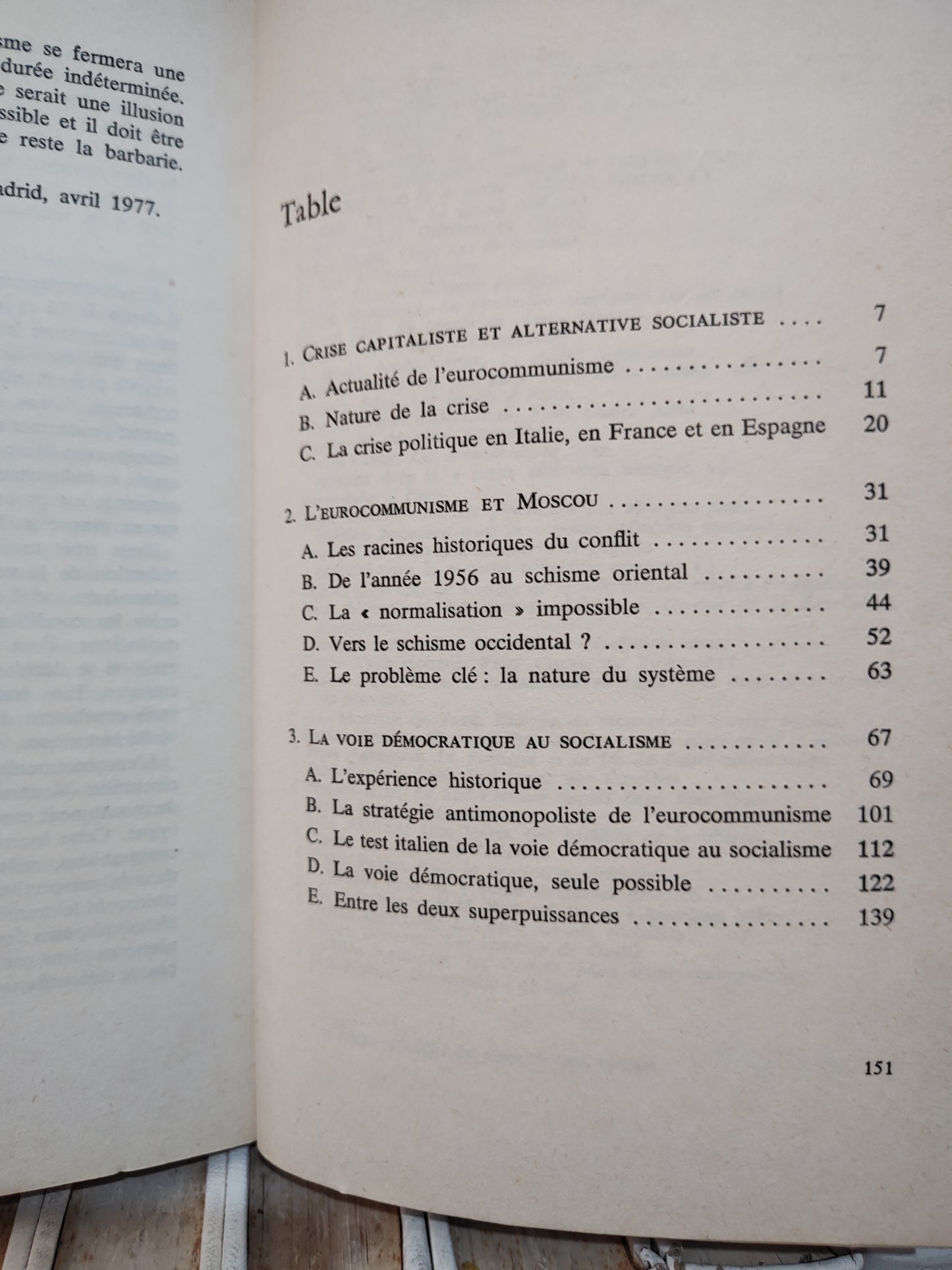 Claudin - L'eurocommunisme