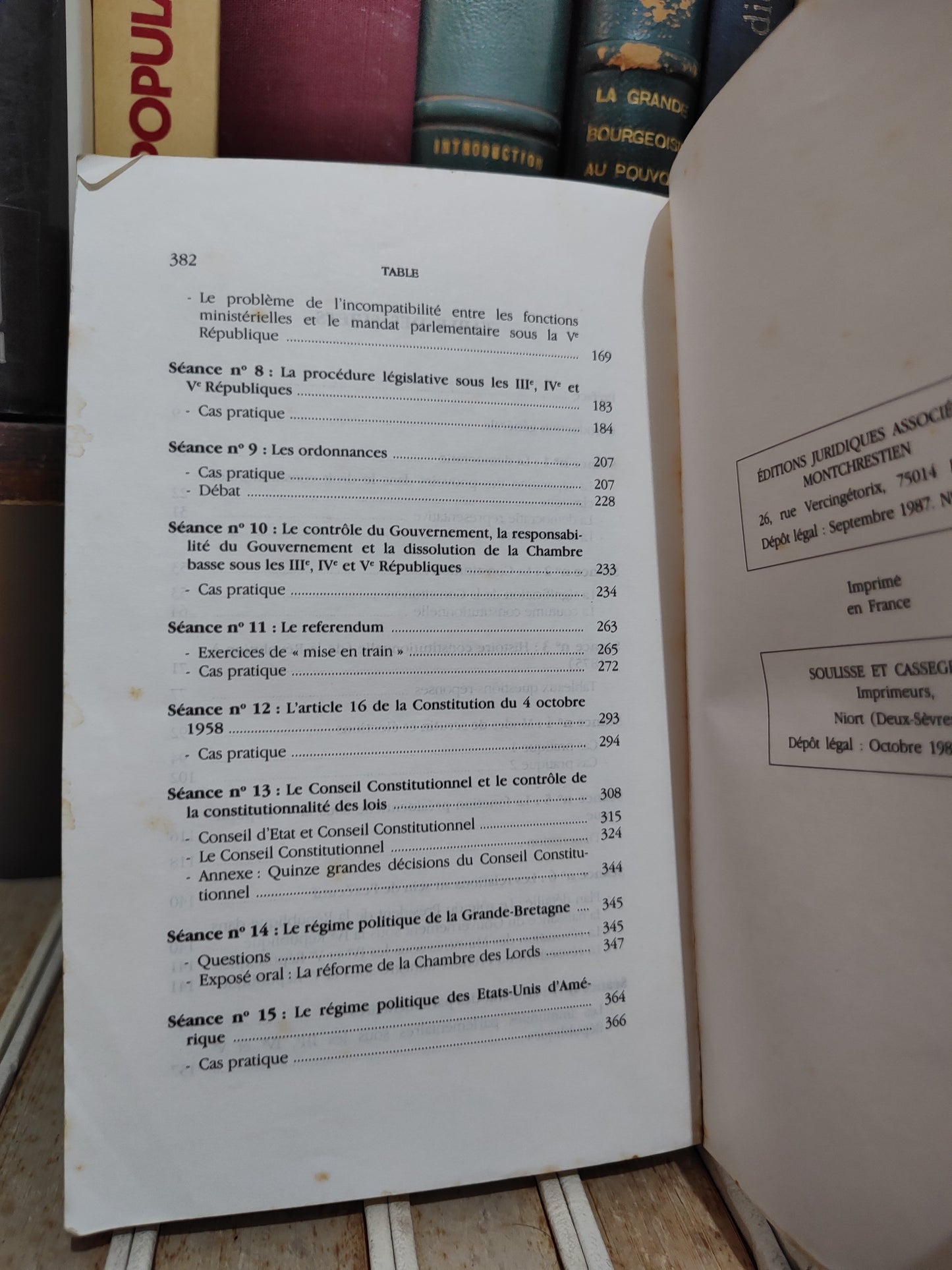 Clessis - Droit constitutionnel Exercices pratiques