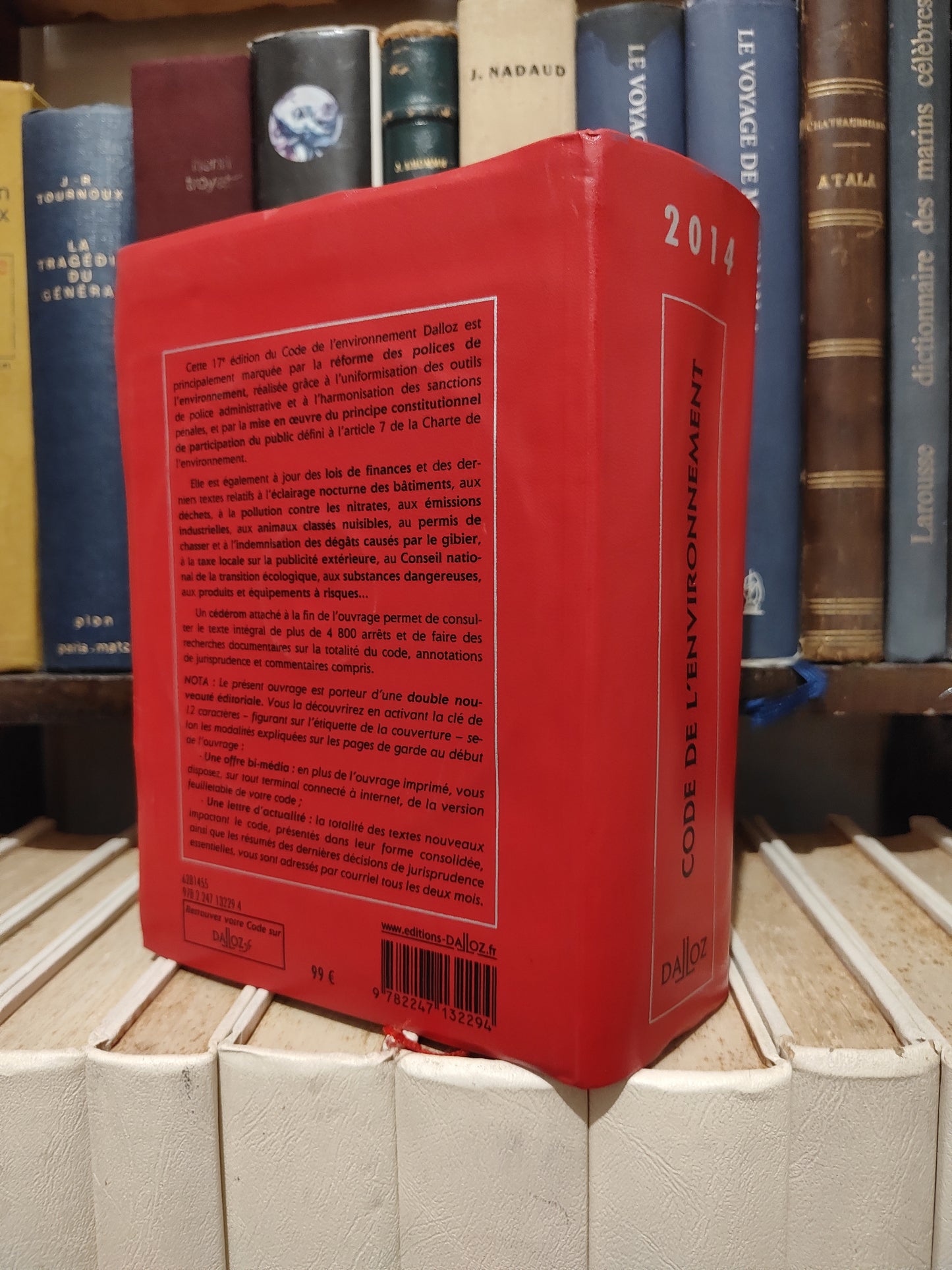 Code de l'environnement 2014 Dalloz
