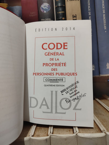 Code générale de la propriété des personnes publiques Dalloz