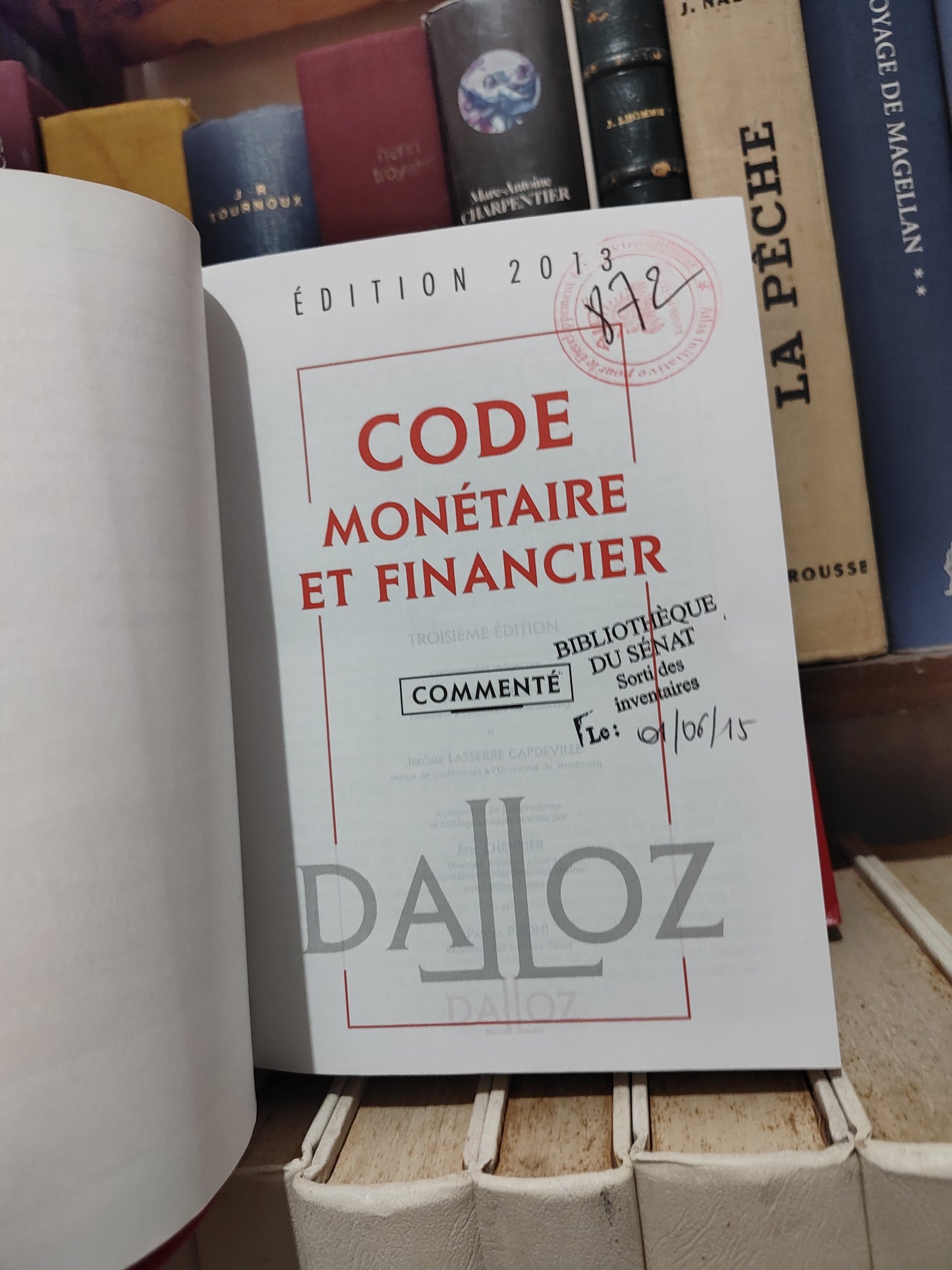 Code monétaire et financier 2013 dalloz