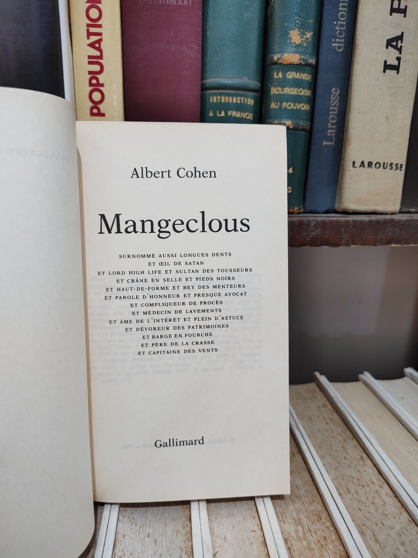 Cohen - Mangeclous
