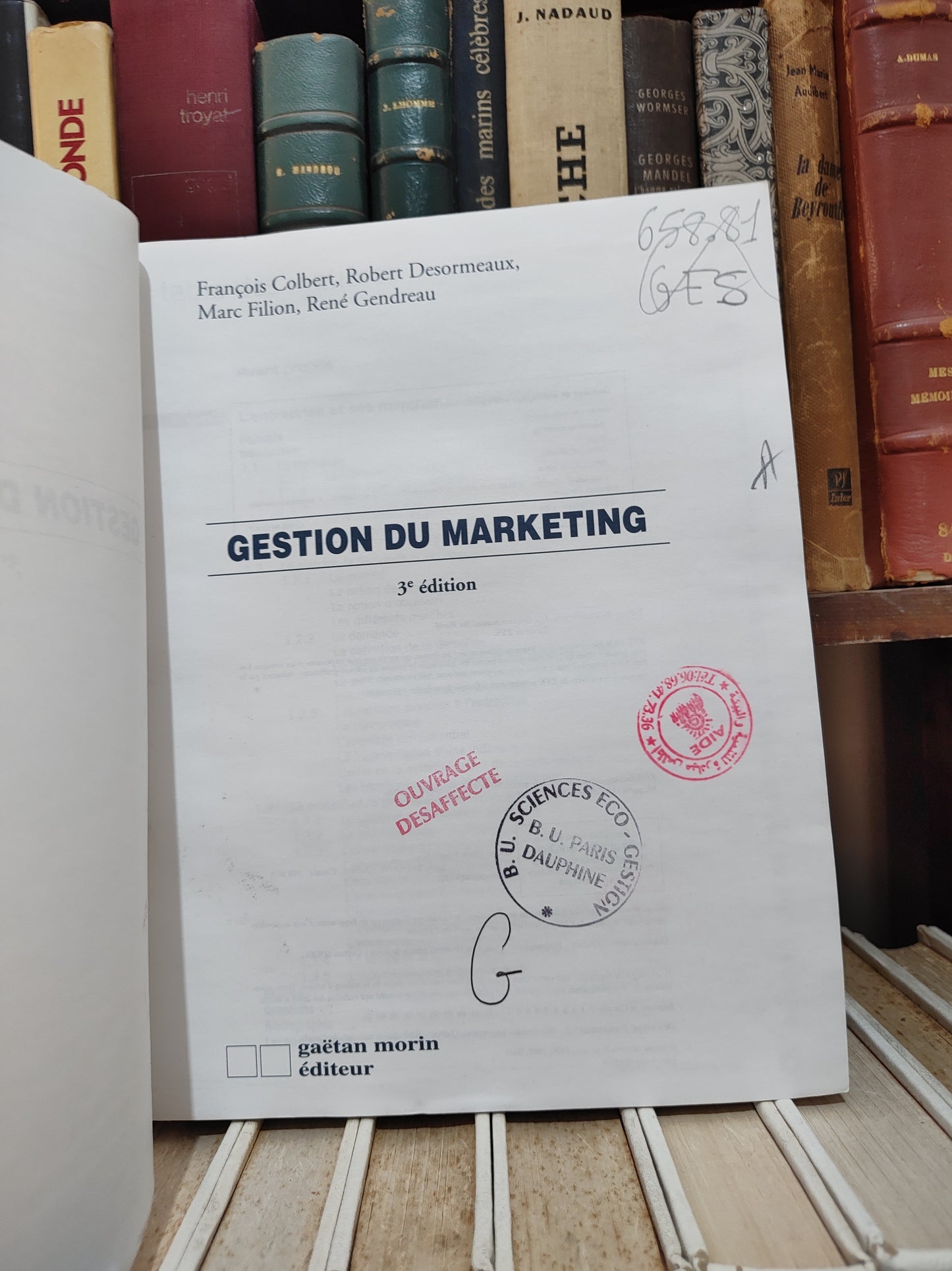 Colbertt - Gestion du marketing
