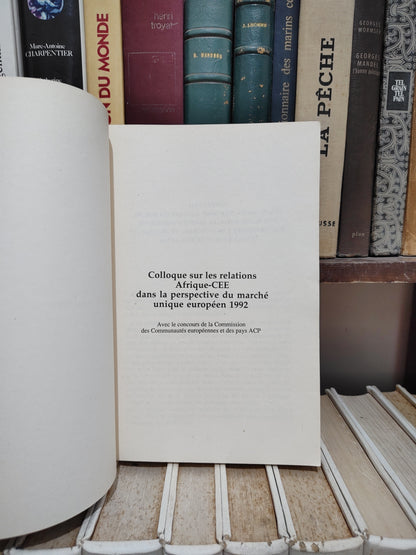 Colloque sur les relations Afrique-CEE dans la perspective du marché unique européen 1992