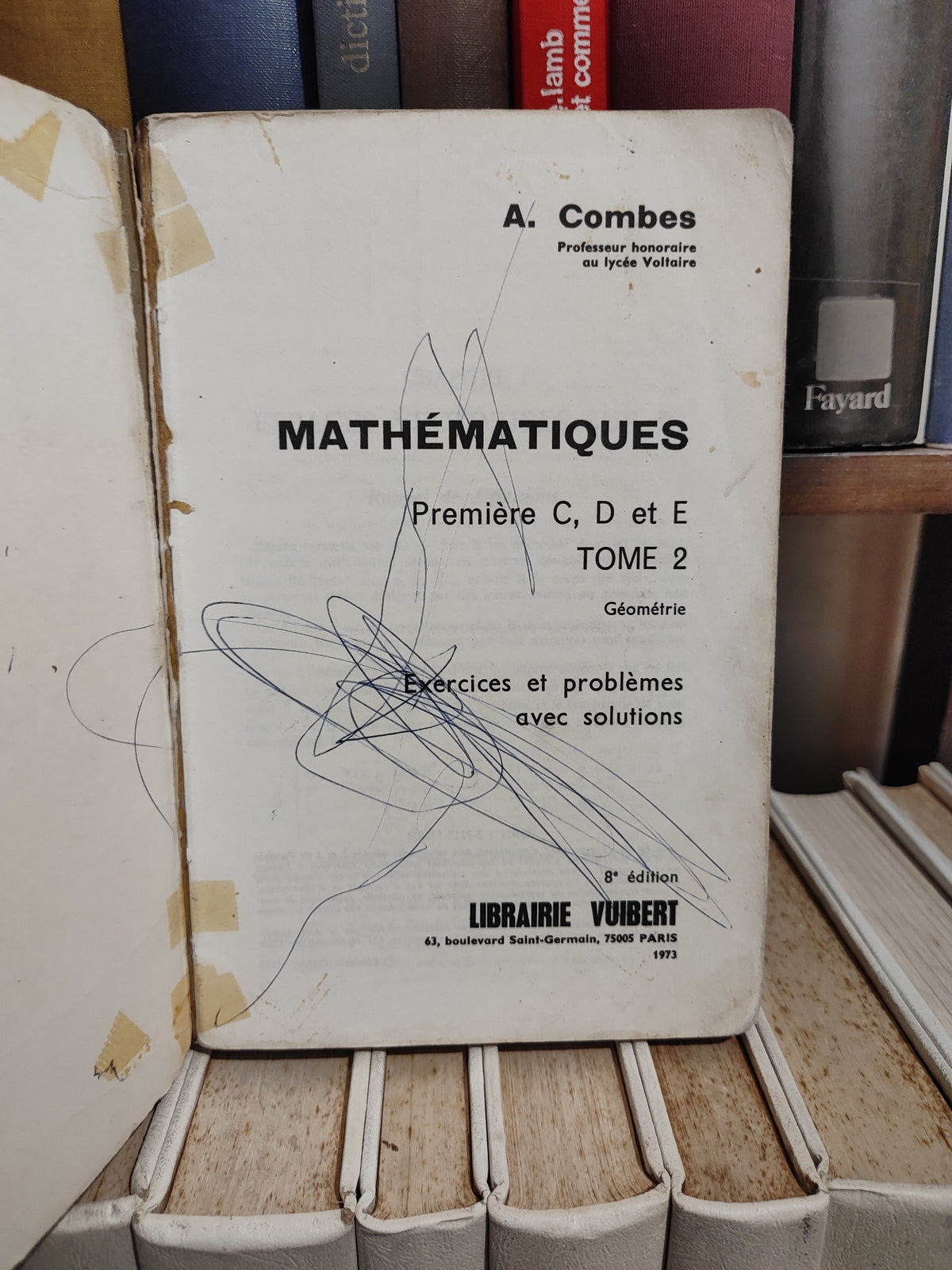 Combes - Mathématiques Première C D E Tome 2