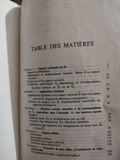 Combes - Mathématiques Première C D E Tome 2