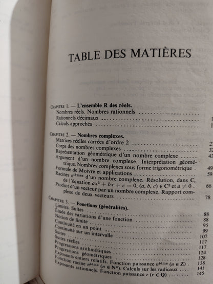 Combes - Mathématiques Terminale D