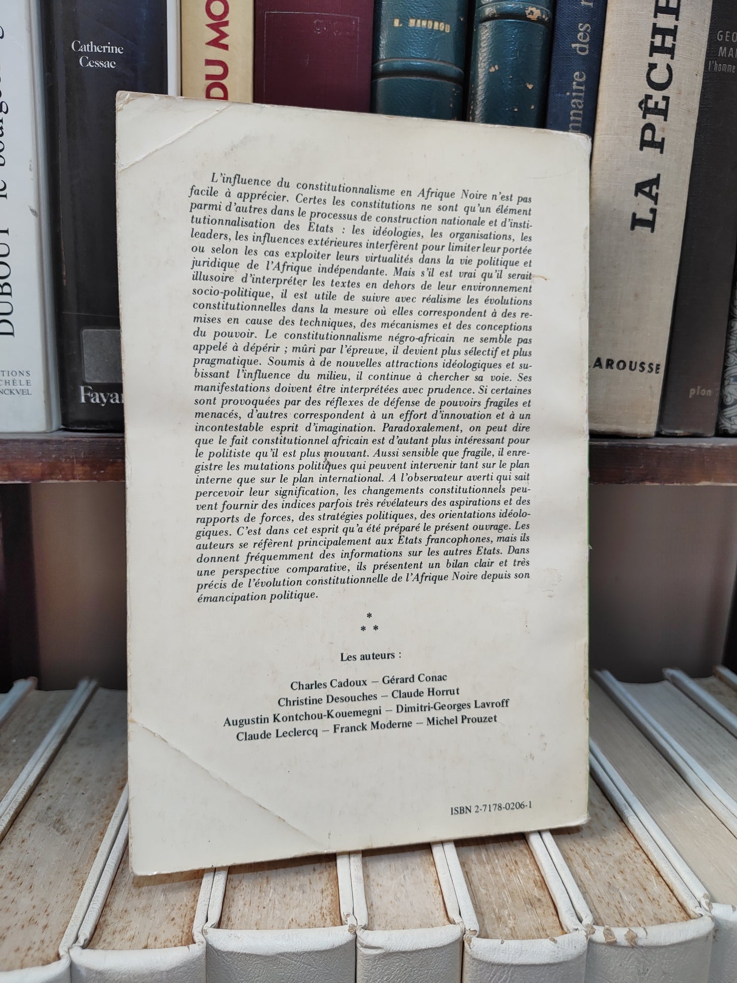 Conac - Les institutions constitutionnelles francophone et de la république Malgache
