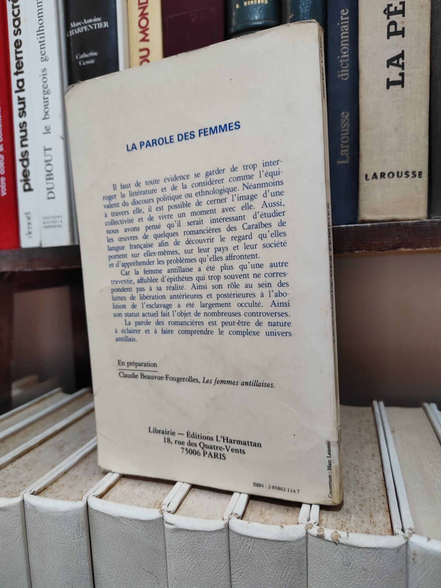 Conde - La parole des femme ; Essai sur des romancières des Antilles de langue française