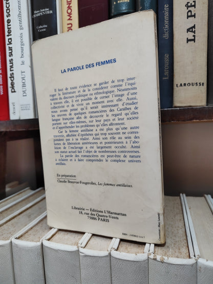 Conde - La parole des femme ; Essai sur des romancières des Antilles de langue française