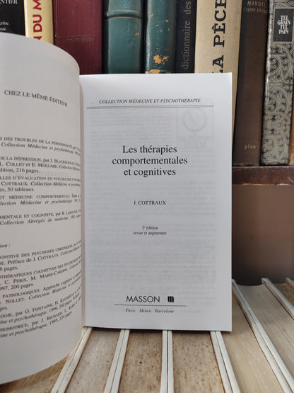 Cottraux - Les thérapies comportementales et cognitives