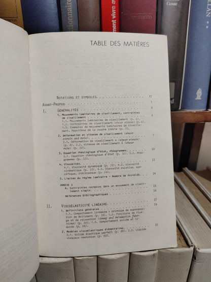 Couarraze - Initiation à la rhéologie