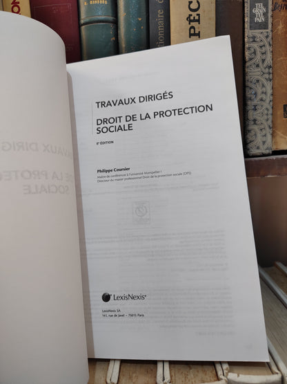Coursier - Travaux dirigés droit de la protection sociale ; Objectif droit TD