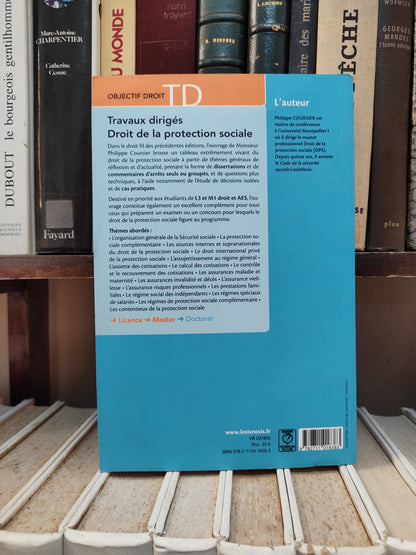 Coursier - Travaux dirigés droit de la protection sociale ; Objectif droit TD