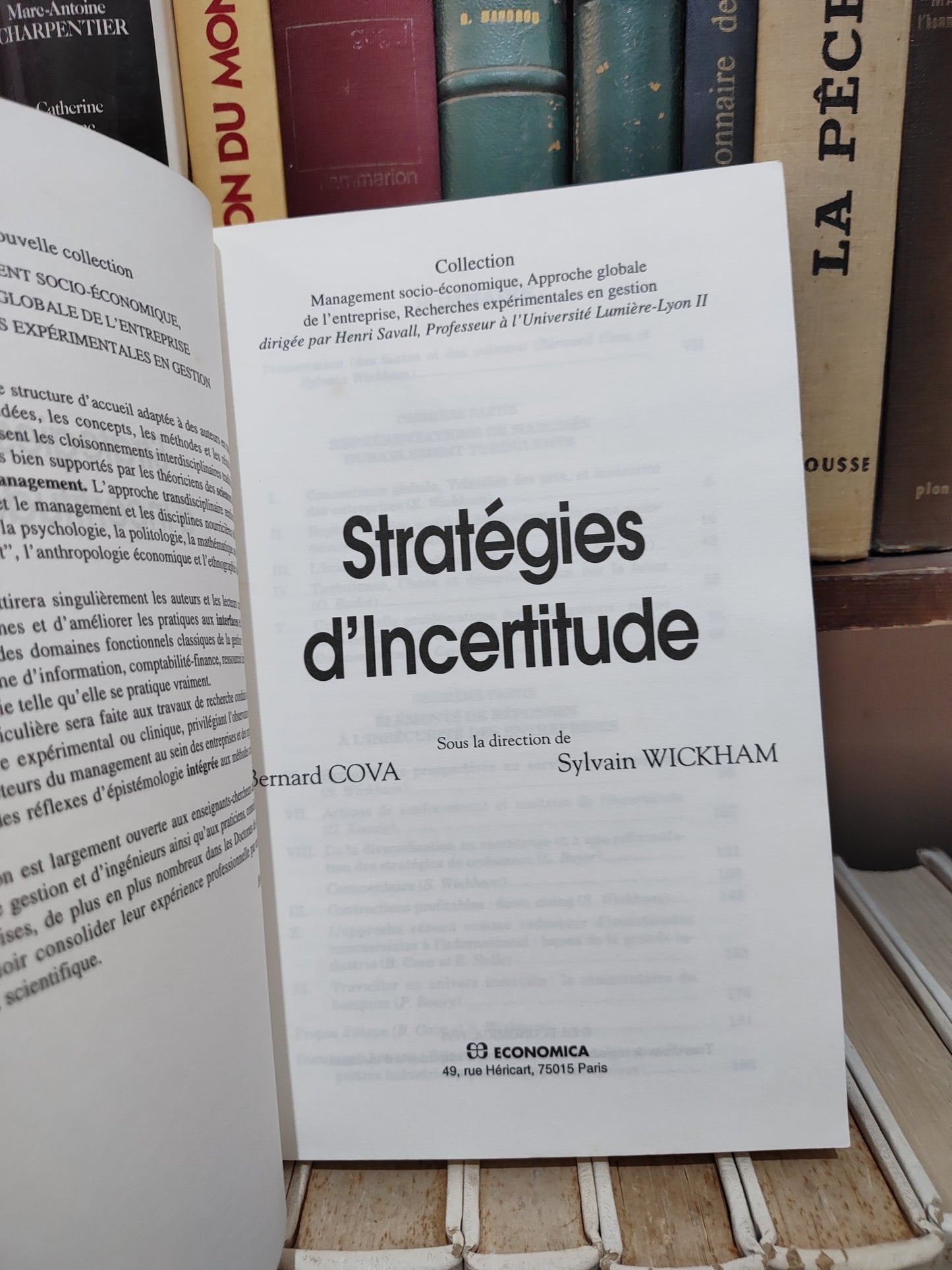 Cova - Stratégie d'incertitude