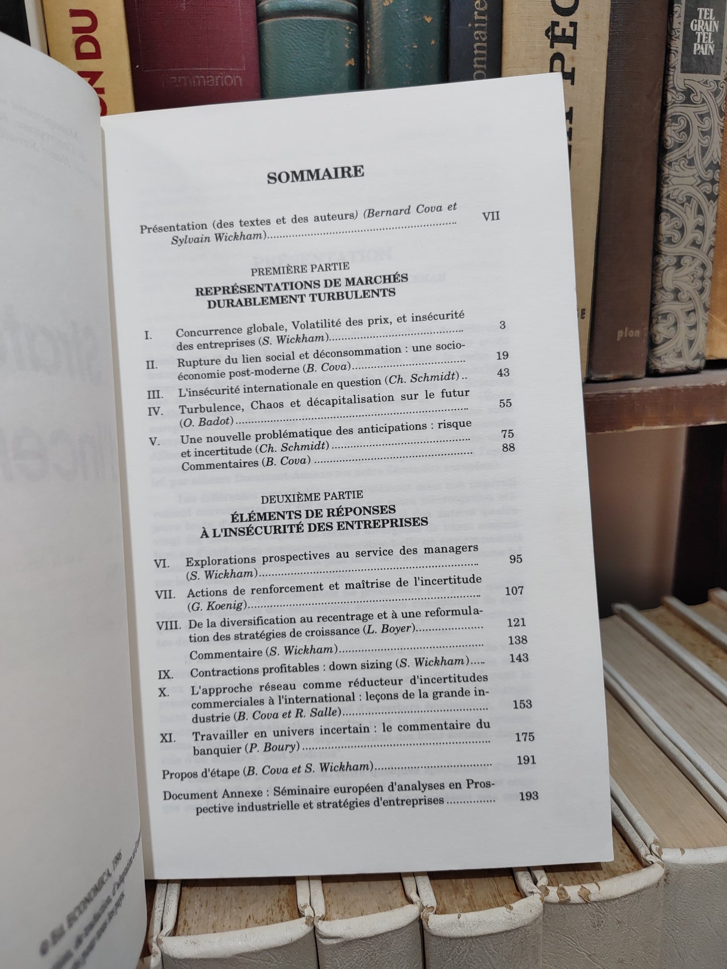 Cova - Stratégie d'incertitude