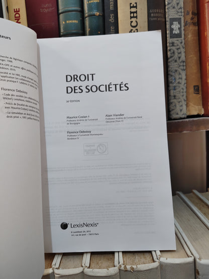 Cozian - Droit des sociétés